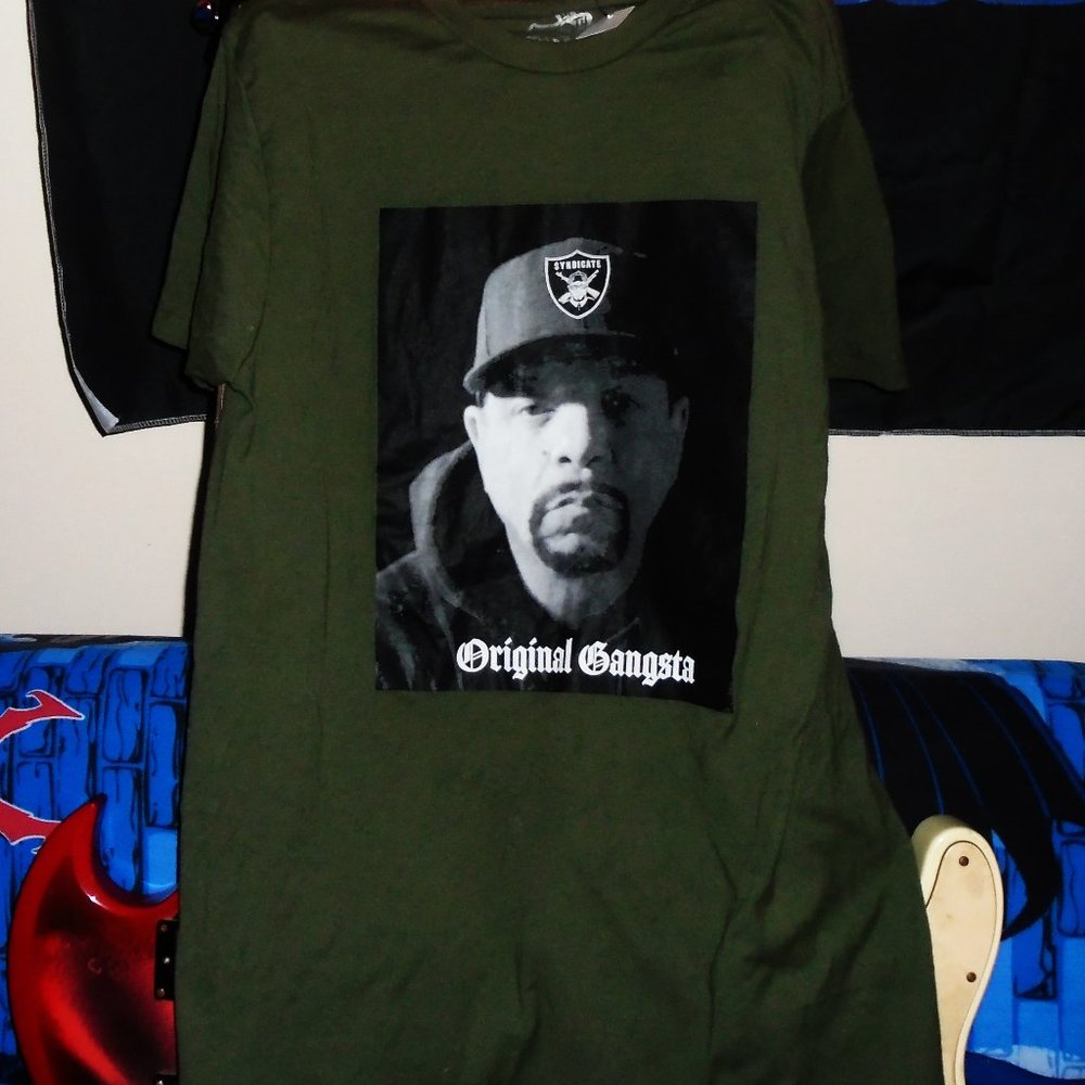 ice T hip hop original gangsta official 50th anniversary new M tee - rap actor